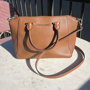 Michael Kors Brown Leather Purse EUC